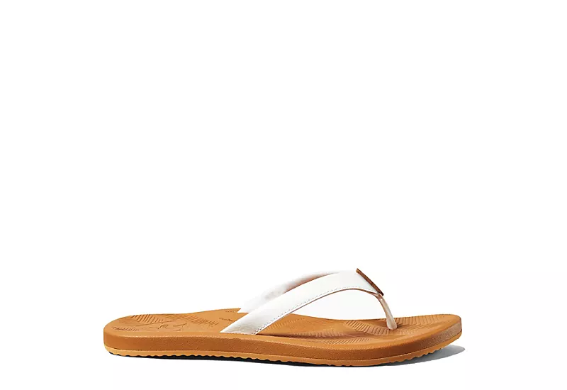 Reef Womens Zen Love Ii Flip Flop Sandal - White 2 Reef Womens Zen Love Ii Flip Flop Sandal - White - Image 2