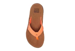Reef Womens Santa Ana Flip Flop Sandal - Coral -Rack Room Footwear Sales US 01 203908 02