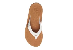 Reef Womens Santa Ana Flip Flop Sandal - White -Rack Room Footwear Sales US 01 203912 03