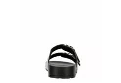 Madden Girl Womens Teddy Footbed Slide Sandal - Black -Rack Room Footwear Sales US 01 250030 04