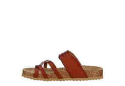 Bjorndal Womens Sami Footbed Sandal - Cognac 10 Bjorndal Womens Sami Footbed Sandal - Cognac -Rack Room Footwear Sales US 01 250078 03