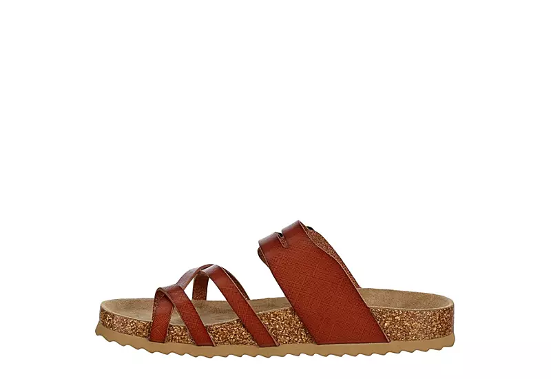 Bjorndal Womens Sami Footbed Sandal - Cognac 4 Bjorndal Womens Sami Footbed Sandal - Cognac - Image 4