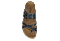 Bjorndal Womens Sami Footbed Sandal - Navy -Rack Room Footwear Sales US 01 250080 05