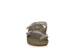 Madden Girl Womens Brycee Footbed Sandal - Med Metallic 9 Madden Girl Womens Brycee Footbed Sandal - Med Metallic -Rack Room Footwear Sales US 01 250117 02