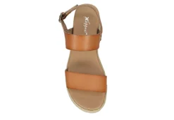 Xappeal Womens Amelia Wedge Sandal - Brown 12 Xappeal Womens Amelia Wedge Sandal - Brown -Rack Room Footwear Sales US 01 261161 05