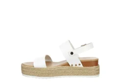 Xappeal Womens Amelia Wedge Sandal - White -Rack Room Footwear Sales US 01 261162 03