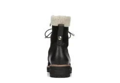 Franco Sarto Womens Rosella Combat Boot - Black -Rack Room Footwear Sales US 01 300159 04