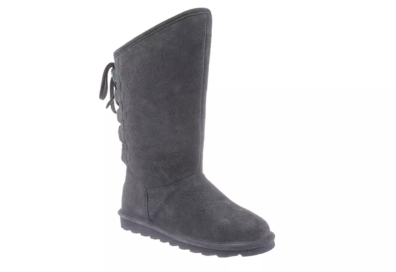 Bearpaw Womens Phylly Fur Boot - Dark Grey 1 Bearpaw Womens Phylly Fur Boot - Dark Grey
