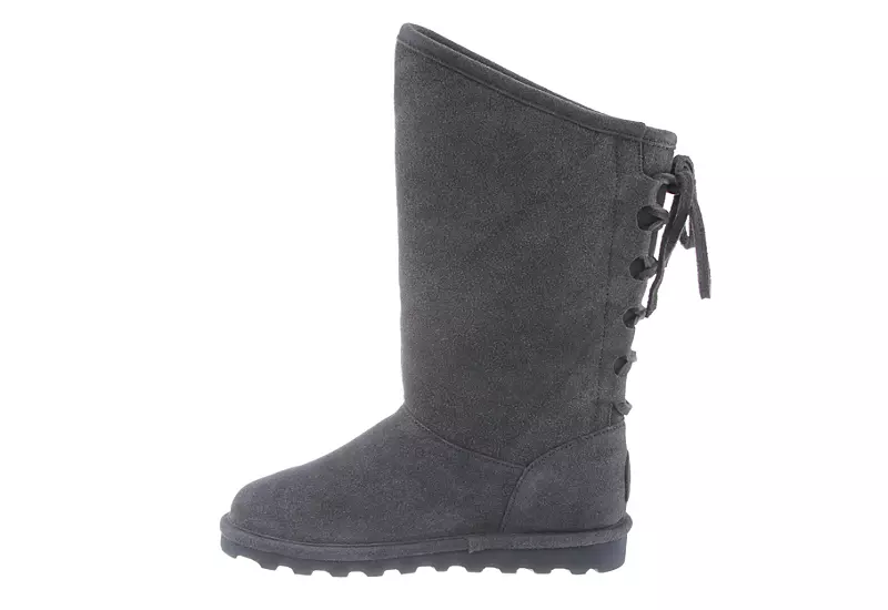 Bearpaw Womens Phylly Fur Boot - Dark Grey 3 Bearpaw Womens Phylly Fur Boot - Dark Grey - Image 3