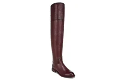 Franco Sarto Womens Haleen Over The Knee Boot - Burgundy