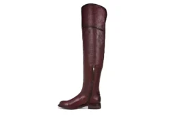 Franco Sarto Womens Haleen Over The Knee Boot - Burgundy -Rack Room Footwear Sales US 01 300473 03