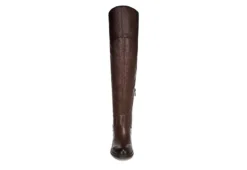 Franco Sarto Womens Haleen Wide Calf Over The Knee Boot - Brown -Rack Room Footwear Sales US 01 300475 02