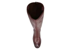 Franco Sarto Womens Meyer Tall Boot - Burgundy -Rack Room Footwear Sales US 01 300500 05