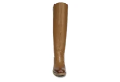 Franco Sarto Womens Meyer Wide Calf Tall Boot - Brown -Rack Room Footwear Sales US 01 300503 02