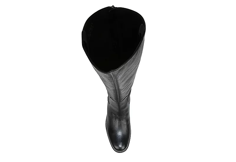 Franco Sarto Womens Meyer Wide Calf Tall Boot - Black 6 Franco Sarto Womens Meyer Wide Calf Tall Boot - Black - Image 6