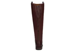 Franco Sarto Womens Meyer Wide Calf Tall Boot - Burgundy -Rack Room Footwear Sales US 01 300505 04