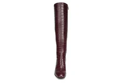 Franco Sarto Womens Tribute Wide Calf Tall Boot - Dark Purple -Rack Room Footwear Sales US 01 300549 02