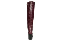 Franco Sarto Womens Tribute Wide Calf Tall Boot - Dark Purple -Rack Room Footwear Sales US 01 300549 04