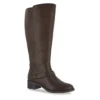 Easy Street Womens Jewel Wide Calf Tall Boot - Brown