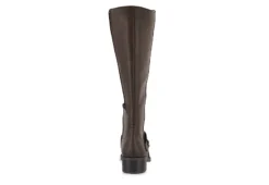 Easy Street Womens Jewel Wide Calf Tall Boot - Brown -Rack Room Footwear Sales US 01 300662 04
