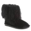 Bearpaw Womens Boo Fur Boot - Black