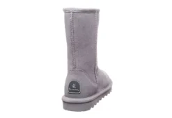 Bearpaw Womens Elle Short Fur Boot - Grey -Rack Room Footwear Sales US 01 300728 04