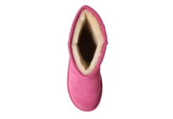Bearpaw Womens Elle Short Fur Boot - Pink 12 Bearpaw Womens Elle Short Fur Boot - Pink -Rack Room Footwear Sales US 01 300731 05