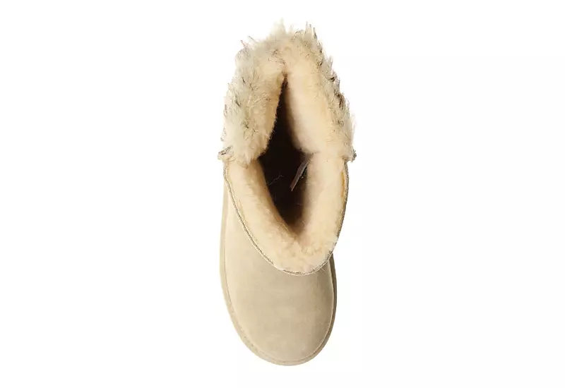 Bearpaw Womens Eloise Fur Boot - Off White 6 Bearpaw Womens Eloise Fur Boot - Off White - Image 6