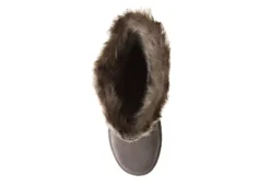 Bearpaw Womens Emery Fur Boot - Grey -Rack Room Footwear Sales US 01 300749 05
