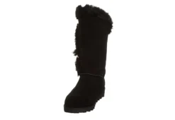 Bearpaw Womens Genevieve Fur Boot - Black -Rack Room Footwear Sales US 01 300751 02