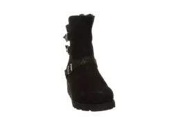 Bearpaw Womens Lucy Fur Wedge Boot - Black -Rack Room Footwear Sales US 01 300778 02
