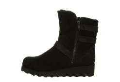 Bearpaw Womens Lucy Fur Wedge Boot - Black -Rack Room Footwear Sales US 01 300778 03