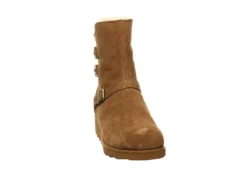 Bearpaw Womens Lucy Fur Wedge Boot - Tan -Rack Room Footwear Sales US 01 300779 02