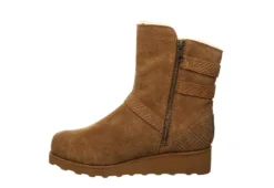 Bearpaw Womens Lucy Fur Wedge Boot - Tan -Rack Room Footwear Sales US 01 300779 03