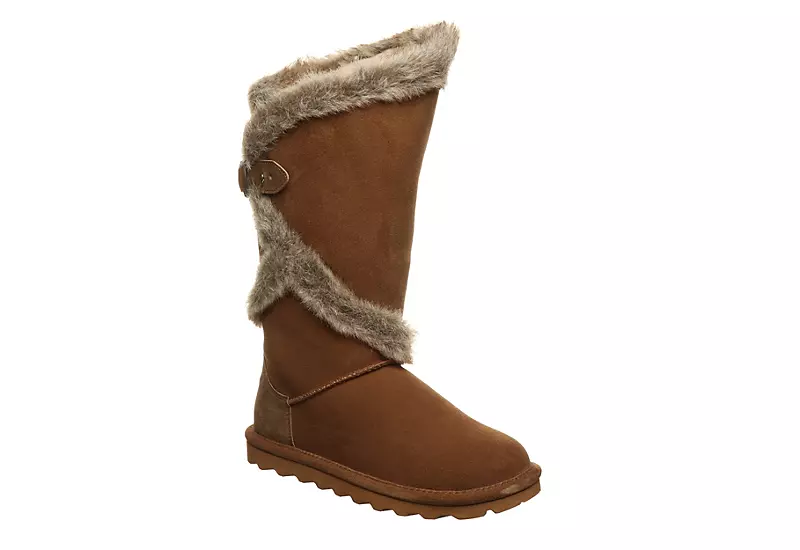 Bearpaw Womens Sheilah Fur Boot - Tan 1 Bearpaw Womens Sheilah Fur Boot - Tan