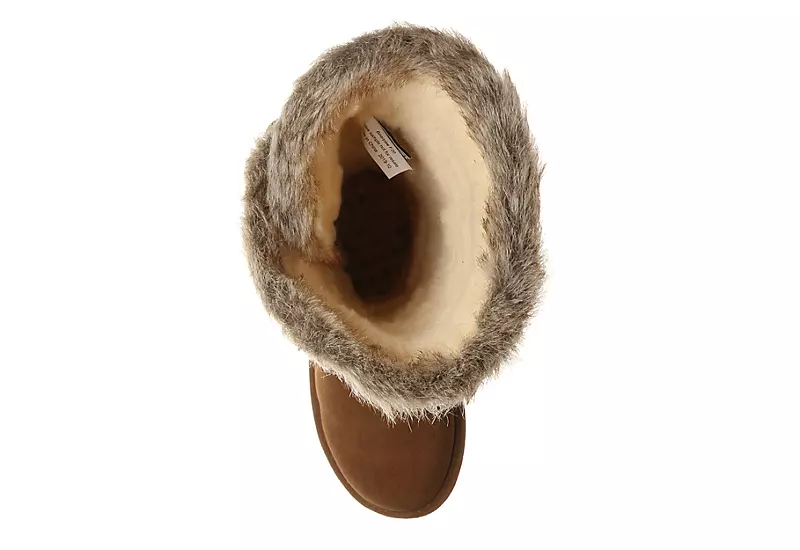 Bearpaw Womens Sheilah Fur Boot - Tan 6 Bearpaw Womens Sheilah Fur Boot - Tan - Image 6