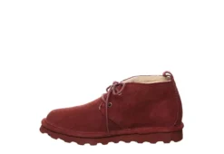 Bearpaw Womens Skye Lace-up Fur Boot - Dark Red -Rack Room Footwear Sales US 01 300814 03