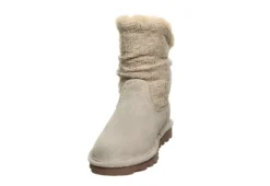 Bearpaw Womens Virginia Fur Boot - White -Rack Room Footwear Sales US 01 300825 02