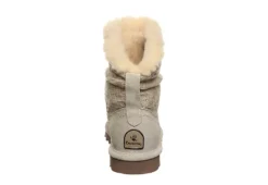 Bearpaw Womens Virginia Fur Boot - White -Rack Room Footwear Sales US 01 300825 04