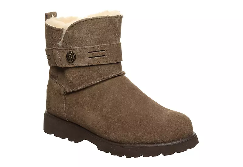 Bearpaw Womens Wellston Faux Fur Boot - Brown 1 Bearpaw Womens Wellston Faux Fur Boot - Brown