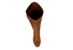 Eva & Zoe Womens Bria Wide Calf Tall Boot - Cognac -Rack Room Footwear Sales US 01 301948 05