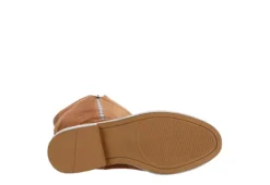 Eva & Zoe Womens Bria Wide Calf Tall Boot - Cognac -Rack Room Footwear Sales US 01 301948 06