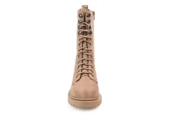 Journee Collection Womens Cadee Bootie - Taupe -Rack Room Footwear Sales US 01 302204 02