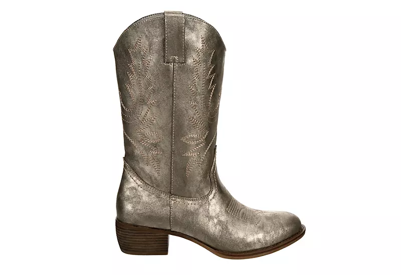 Xappeal Womens Twain Western Boot - Gold 2 Xappeal Womens Twain Western Boot - Gold - Image 2