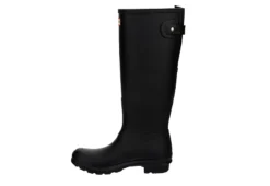 Hunter Boots Llc Womens Original Back Adj Gloss Rain Boot - Black -Rack Room Footwear Sales US 01 302431 03