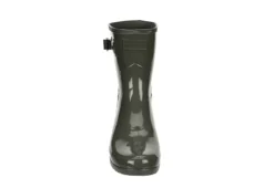 Hunter Boots Llc Womens Original Refined Short Gloss Rain Boot - Grey -Rack Room Footwear Sales US 01 302445 02