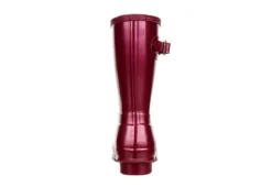 Hunter Boots Llc Womens Original Short Nebula Rain Boot - Burgundy -Rack Room Footwear Sales US 01 302449 04