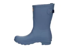 Hunter Boots Llc Womens Original Back Adj Rain Boot - Blue -Rack Room Footwear Sales US 01 302450 03