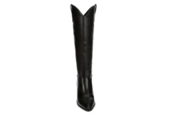 Madden Girl Womens Arizona Western Boot - Black -Rack Room Footwear Sales US 01 302461 02