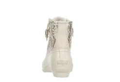 Sperry Womens Syren Gulf Metallic Animal Duck Boot - Ivory -Rack Room Footwear Sales US 01 302508 04